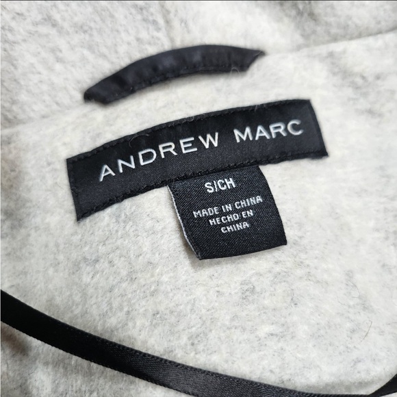 Andrew Marc Wool Blend Long Ombre Vest S - Picture 7 of 7